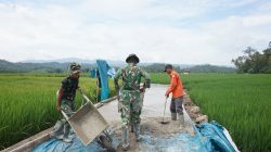 TMMD ke-127 Kodim 0421/Lampung Selatan Bangun RTLH dan Infrastruktur Warga