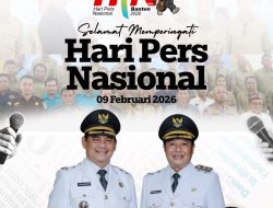 Bupati dan Wakil Bupati Barito Utara Ucapkan Selamat Hari Pers Nasional 2026