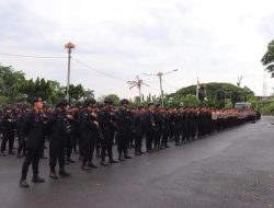 Ratusan Aparat Gabungan Disiagakan Untuk Unjuk Rasa di DPRD Lampung