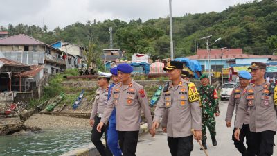 Pastikan Kesiapan Personel, Pamatwil Cek Langsung Pos Pengamanan dan Pelayanan Ops Ketupat Toba 2026 di Wilayah Polres Nias