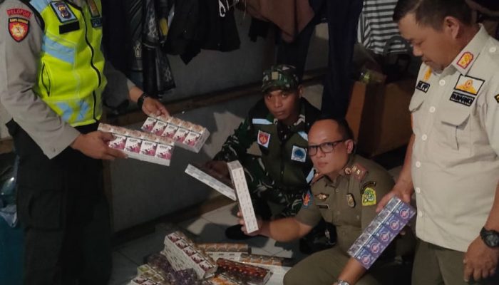 Satpol PP Gunungkidul Sita 538 Bungkus Rokok Ilegal, Pelanggar Didenda Rp24,6 Juta