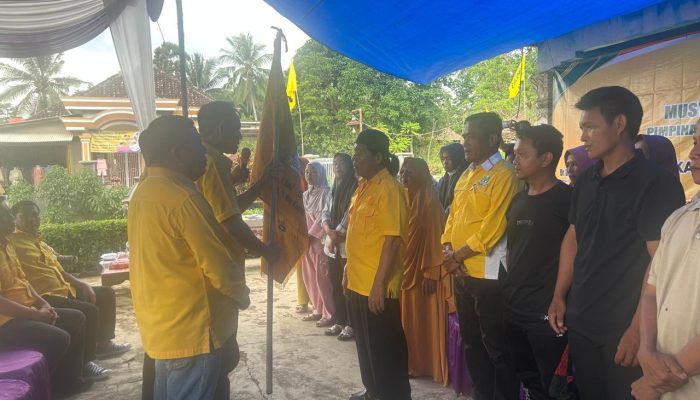 Darlian Pone Buka Muscam PK Partai Golkar Kecamatan Kasui, Dilanjutkan Gerakan Lampung Menanam