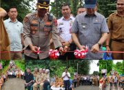 KAPOLRES NIAS RESMIKAN REVITALISASI JEMBATAN MERAH PUTIH PRESISI BODOWU UNTUK MASYARAKAT