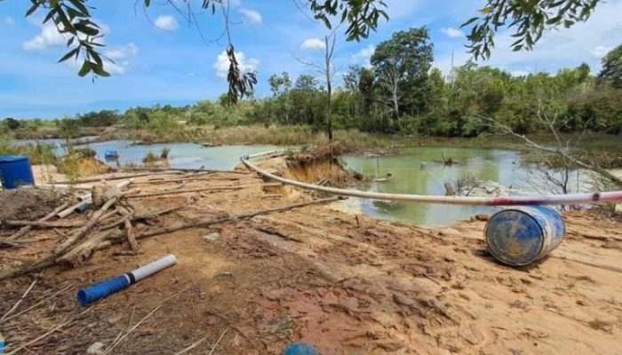 Aktivitas Tambang Pasir Ilegal di Teluk Sebung Kian Meresahkan, Warga Desak  Bertindak Tegas