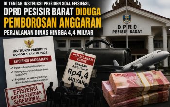 Di Tengah Kebutuhan Masyarakat, Anggaran Perjalanan Dinas DPRD Pesisir Barat Rp4,4 Miliar Dipertanyakan