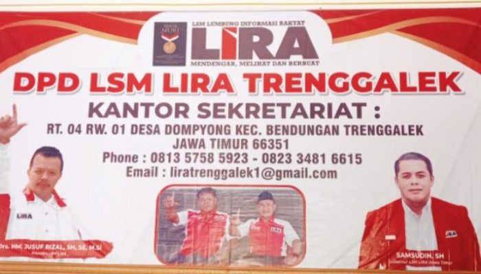 LSM LIRA Trenggalek, Buka Posko Siap Tampung Aspirasi Masyarakat Di Sekretariat