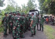 Dandim 1508/Tobelo Pimpin Personil TNI Dalam Evakuasi Korban Erupsi Gunung Dukono