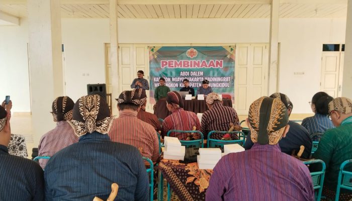 Pembinaan Abdi Dalem Keprajan di Wilayah Kabupaten Gunungkidul