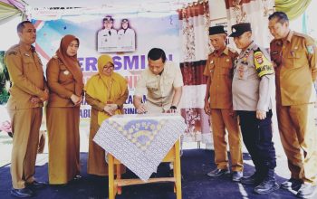 Bupati Pringsewu Resmikan UPT SDN 1 Gunung Raya