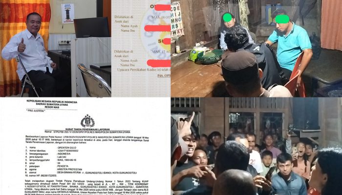 Viral Sepasang Kekasih Diduga Palsukan  Dokumen Akta Ontetik, Berakhir di Laporkan di Polres Nias