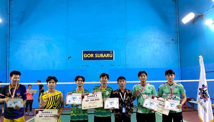 Mahasiswa Teknik Industri UTB Gelar Turnamen Bulu Tangkis se-Lampung