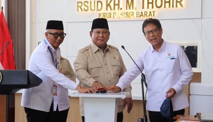 RSUD KH Muhammad Thohir Krui Resmi Beroperasi, Warga Pesisir Barat Kini Tak Perlu Berobat Jauh