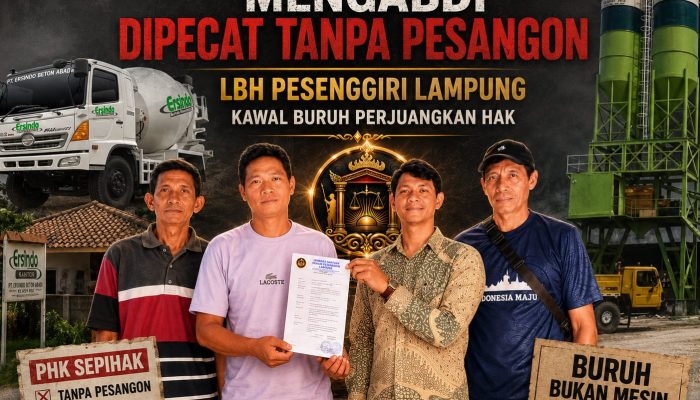 Buruh Berpuluh Tahun Mengabdi Dipecat Tanpa Pesangon, Minta Bantu Lembaga Hukum Perjuangkan Hak