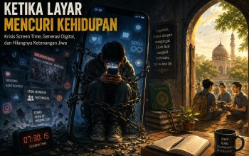 Ketika Layar Mencuri Kehidupan: Krisis Screen Time, Generasi Digital, dan Hilangnya Ketenangan Jiwa