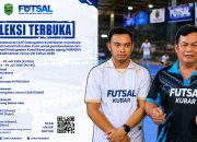 Seleksi Terbuka Atlet Futsal Porprov 2026 Digelar Awal Juli, AFI Kubar Bidik Target Emas