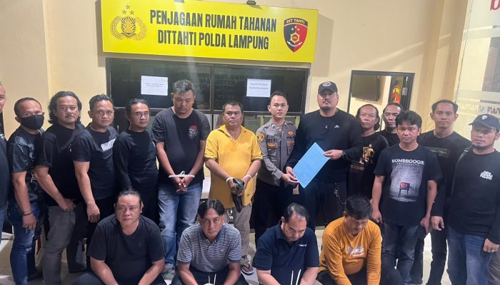 Diduga Ada Mantan AKBP di Balik Aksi Debt Collector, Polda Lampung Tangkap Delapan Orang