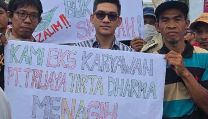 Belum Terima Pesangon Pasca PHK, Eks Karyawan PT Trijaya Tirta Dharma Mengadu ke Pemerintah