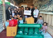 YBM BRILiaN Region 5 Bandar Lampung Salurkan Bantuan Tanggap Darurat Kebakaran ke Ponpes Sunan Bonang Lampung Barat