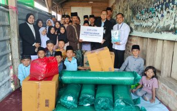 YBM BRILiaN Region 5 Bandar Lampung Salurkan Bantuan Tanggap Darurat Kebakaran ke Ponpes Sunan Bonang Lampung Barat