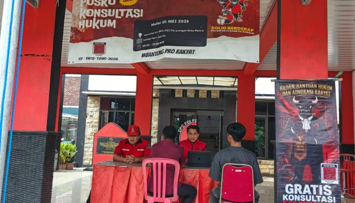 BBHAR DPC PDI Perjuangan Metro Siap Dibentuk, Bantu Hadapi Perlindungan Hukum Wong Cilik