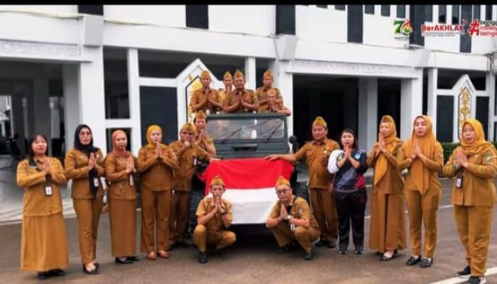 Keluarga Besar Sekretariat DPRD Barito Utara Sampaikan Ucapan Selamat Ulang Tahun ke-55 kepada Bupati H. Shalahuddin
