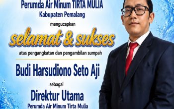 Budi Harsudiono Seto Aji Resmi Pimpin Perumda Air Minum Tirta Mulia Pemalang