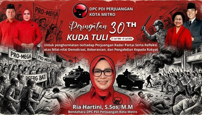 Peringati Tragedi Kudatuli, Ria Hartini: Jaga Demokrasi