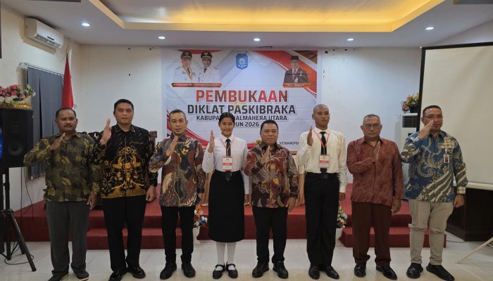 Pemda Halmahera Utara Resmi Buka Diklat Paskibraka Tahun 2026