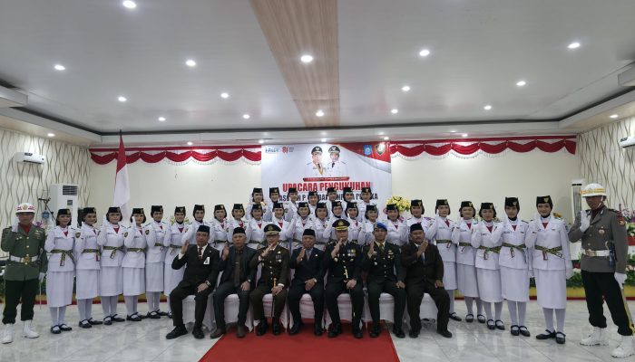 Bupati Kukuhkan Paskibraka Kabupaten Halut