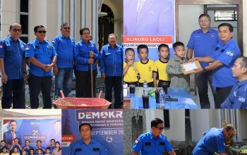 Demokrat Nias Gelar Gerakan Indonesia ASRI, Bersihkan Rumah Ibadah dan Berbagi dengan Anak Yatim