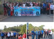 Uspika Singkep Barat Kompak Ikuti Jalan Santai Bersama Wakil Bupati Lingga