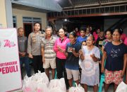 Bhayangkari Peduli Salurkan 355 Paket Bantuan di Halmahera Utara