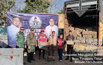 DPP Relawan PRANTARA Indonesia Serahkan Bantuan Logistik Gempa NTT melalui PMI Manggarai Barat