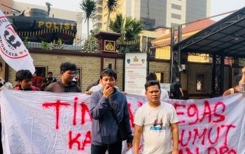 KAMI Gelar Aksi di Mabes Polri, Desak Penuntasan Dugaan Tambang Bitcoin Ilegal