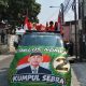 Lautan Massa Kawal Kampanye Calon Kepala Desa Jejalen Jaya Kumpul Zebra