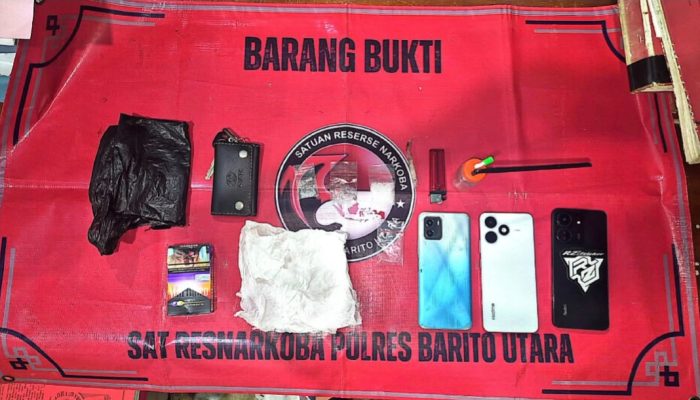 Polres Barito Utara Ungkap Kasus Sabu, Tiga Pria Diamankan Bersama 6,77 Gram Barang Bukti
