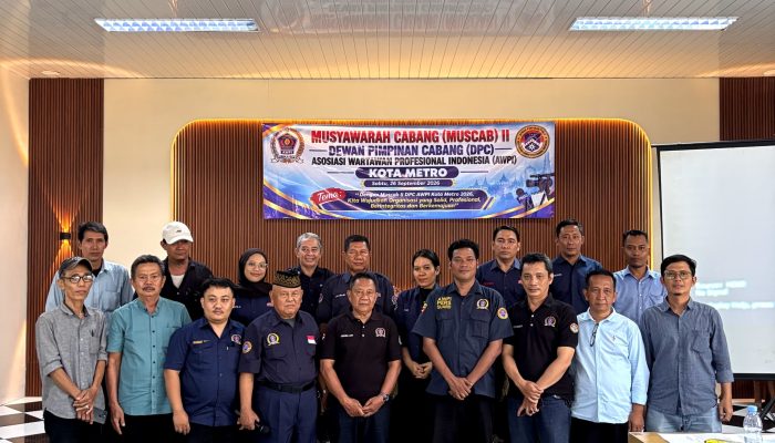 Chairul Chan Terpilih Aklamasi, DPC AWPI Kota Metro Siap Perkuat Organisasi