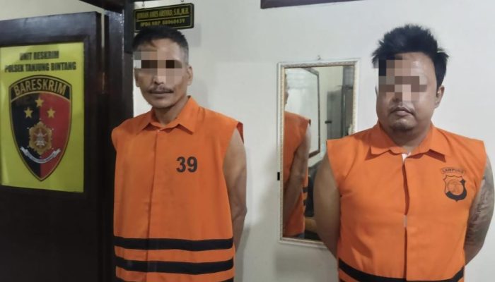 Dua Oknum Wartawan Diduga Peras Perangkat Desa di Tanjung Bintang Ditangkap Polisi