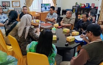 Tim PORPROV Kapuas, di Terima KONI Kalteng M. Hasanuddin Noor Bahas Penampungan Atlet di Kobar