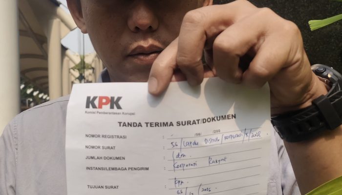 SKANDAL DI DISHUB LAMPUNG Rapor Merah Pengelolaan Aset, Korporasi Rakyat Resmi Seret Dishub Lampung ke KPK