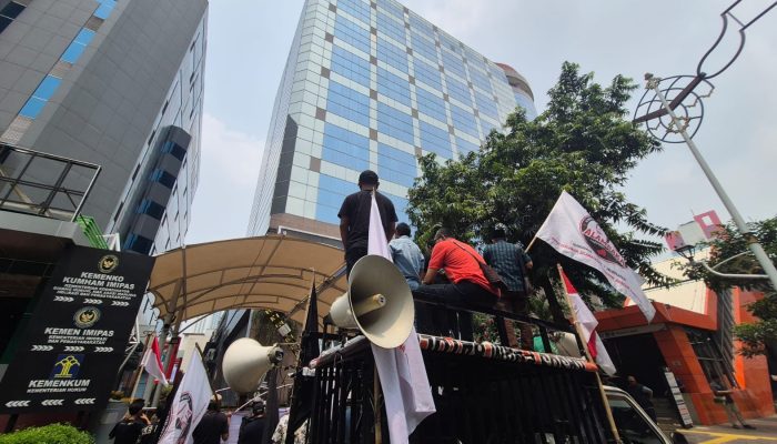 ALAMBAKA Geruduk Kemenimipas, Desak Seluruh Lapas-Rutan Lampung Diperiksa