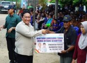 1.000 Paket Bantuan Pangan di Serahkan Wagub Edy Pratowo