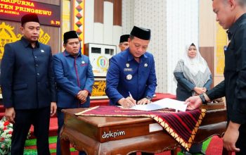 Pemkab & DPRD Pringsewu Sahkan 4 Peraturan Daerah