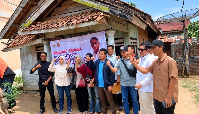 Warga Kecamatan Abung Tinggi Lampung Utara Sampaikan Terima Kasih atas Realisasi Program Bedah Rumah Bob Hasan
