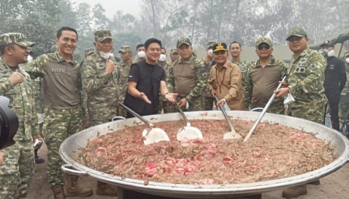 Dapur Merah Putih Bersama Gubernur Kalteng dan Pangdam XXII/TB, Sungguhkan Menu Bergizi