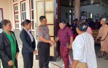 Polres Halut Laksanakan Kegiatan Minggu Kasih dalam Rangka Dukung Program Kapolri