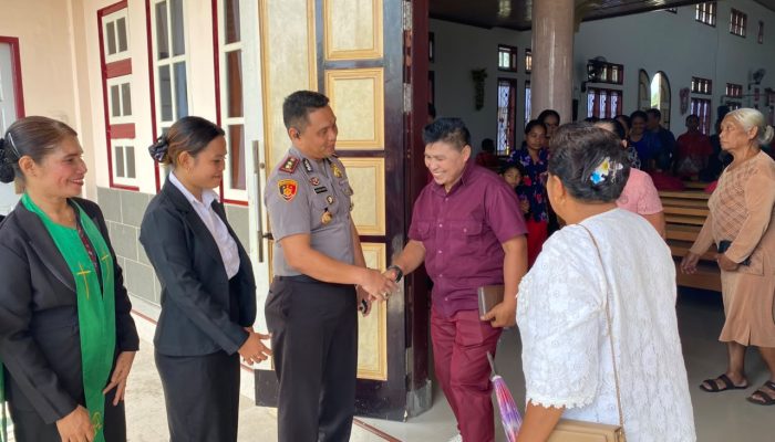 Polres Halut Laksanakan Kegiatan Minggu Kasih dalam Rangka Dukung Program Kapolri