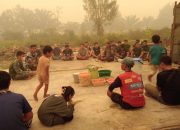 Jalin Keakraban, Anggota Satgas TMMD Kodim 1016/Plk  Laksanakan Makan Siang Bersama
